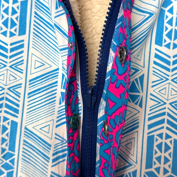 Chubbies "The Party in the Front" Reversible Sherpa Pullover Jacket - Picture 6 of 12